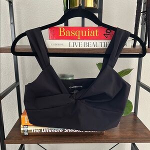 Carbon38 Women’s Twist Front Sports Bra Size L